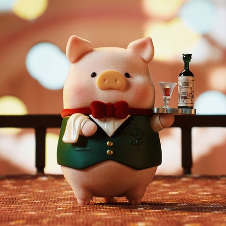 【予約販売：6月下旬～7月中旬  お届け予定】52TOYS TOYZEROPLUS × CICI’S STORY 子豚LULU 「PIGCHELIN RESTAURANT：五つ星レストラン」シリーズ