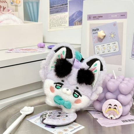 【現品販売】幻想工坊「猫丸の幻想島｜MioKoo Mirage Lab」 ふわふわ丸々ぬいぐるみ シリーズ【全6種類・選び可能】