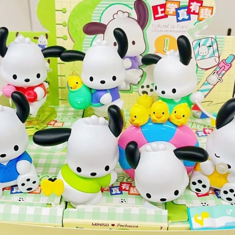 【予約販売：8月中旬 ～9月上旬 お届け予定】MINISO x サンリオ(SANRIO)「ポチャッコ：学校は面白い！」シリーズ