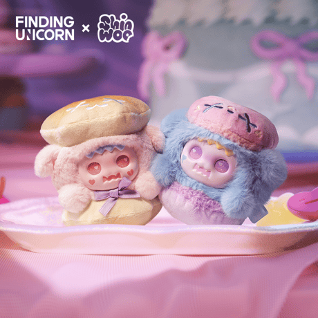 【現品販売】FINDING UNICORN x Shinwoo 「忘却デザート屋」ぬいぐるみ シリーズ