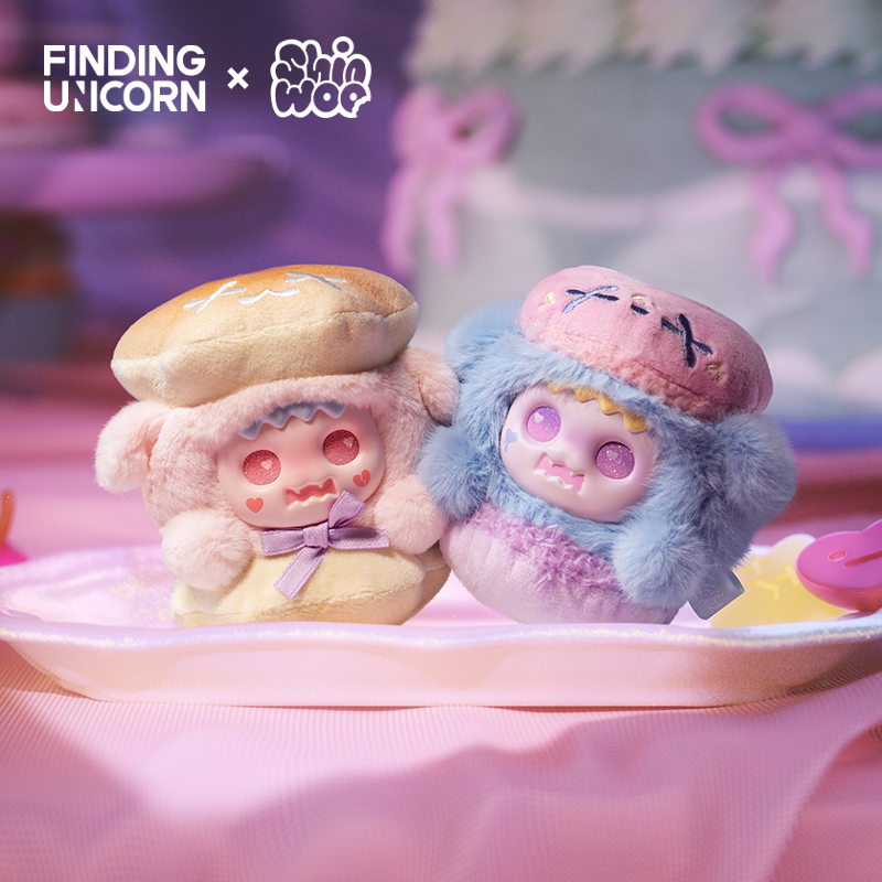 現品販売】FINDING UNICORN x Shinwoo 「忘却デザート屋」ぬいぐるみ