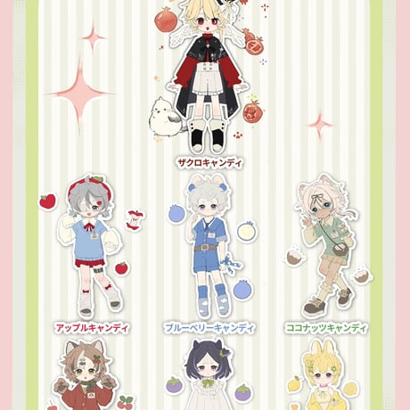 【予約販売：2026年6月頃～7月頃 お届け予定】<公式限定初回予約特典付き>「フルーツ飴研究所」1/12スケール BJDブラインドドール シリーズ