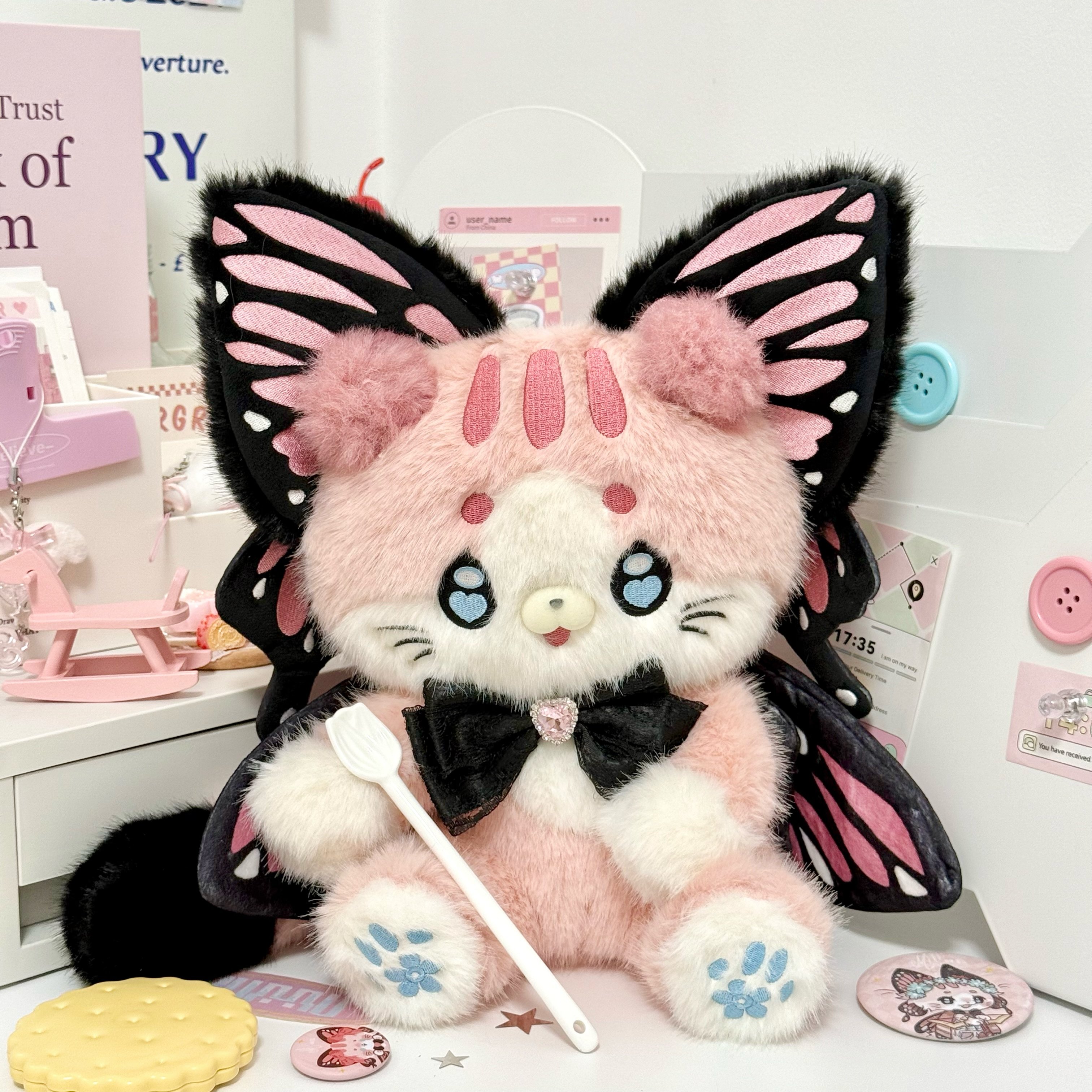 現品販売】幻想工坊「猫丸の幻想島｜MioKoo Mirage Lab」蝶の猫、MILI