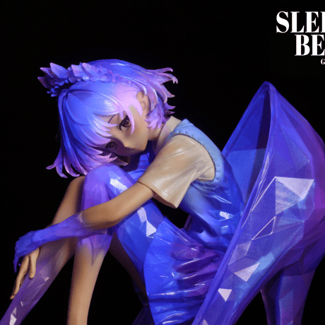 【予約販売：2025年12月 お届け予定】WEARTDOING Sleeping Beauty-Glass Slipper Fairies-Purple「水晶少女：紫の境界」【コレクションフィギュア】