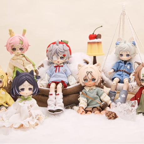 【予約販売：2026年6月頃～7月頃 お届け予定】<公式限定初回予約特典付き>「フルーツ飴研究所」1/12スケール BJDブラインドドール シリーズ