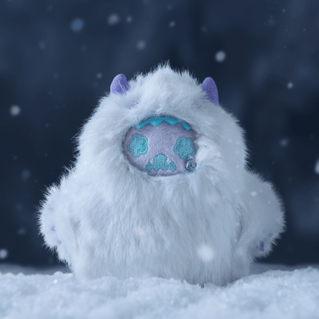 【現品販売】FINDING UNICORN x Shinwoo 「The Cold Hug: 冬の温もり」 ぬいぐるみキーホルダーシリーズ