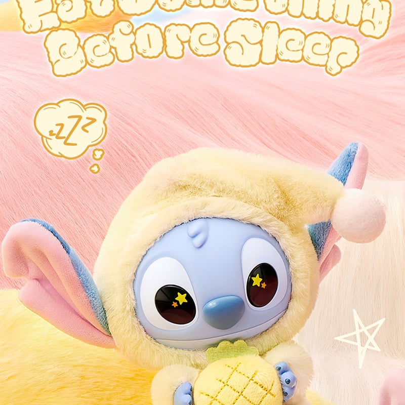 現品販売】MINISO x ディズニー 「スティッチ：眠くてもガブリ