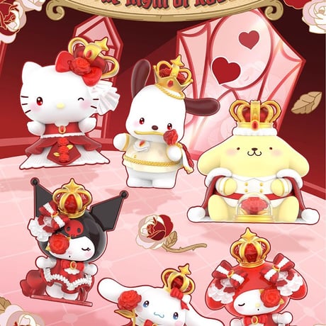 【予約販売｜2025年9月頃 お届け予定】TOPTOY x サンリオ(Sanrio) 「サンリオキャラクターズ：バラの夜」 シリーズ