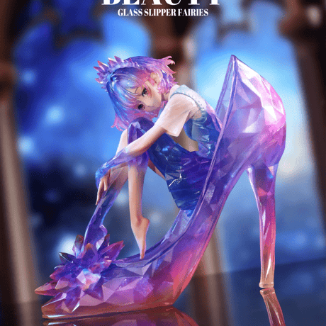【予約販売：2025年12月 お届け予定】WEARTDOING Sleeping Beauty-Glass Slipper Fairies-Purple「水晶少女：紫の境界」【コレクションフィギュア】