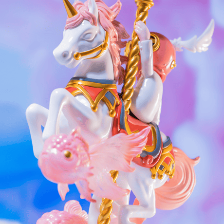 【現品販売】Sank Park-Merry-Go-Round-Pink「カルーセル：ピンク」【コレクションフィギュア】