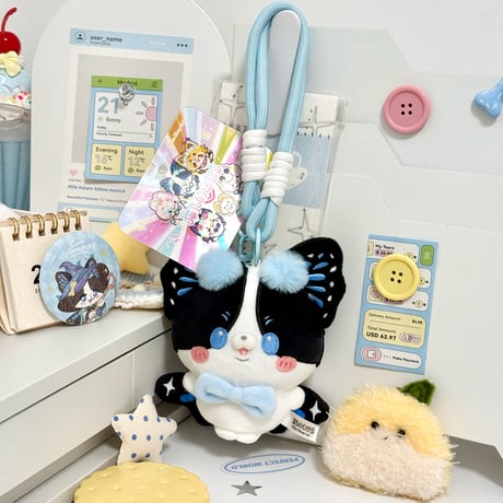 【現品販売】幻想工坊「猫丸の幻想島｜MioKoo Mirage Lab」 ジョジョちゃん ぬいぐるみ シリーズ【全6種類・選び可能】