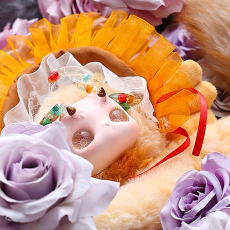 【現品販売】ODI STUDIO Gululu(グルル) 「花咲く鹿」 ぬいぐるみ シリーズ