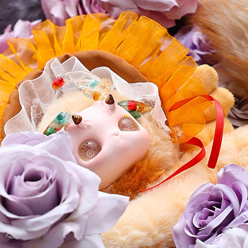 現品販売】ODI STUDIO Gululu(グルル) 「花咲く鹿」 ぬいぐるみ