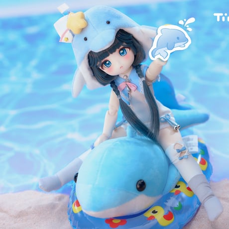 【予約販売：2024年11月～2025年1月以後 お届け予定】＜当店限定特典付け＞TinyFox イルカ ドーピー 1/6スケールMJDドール 【フルセット】