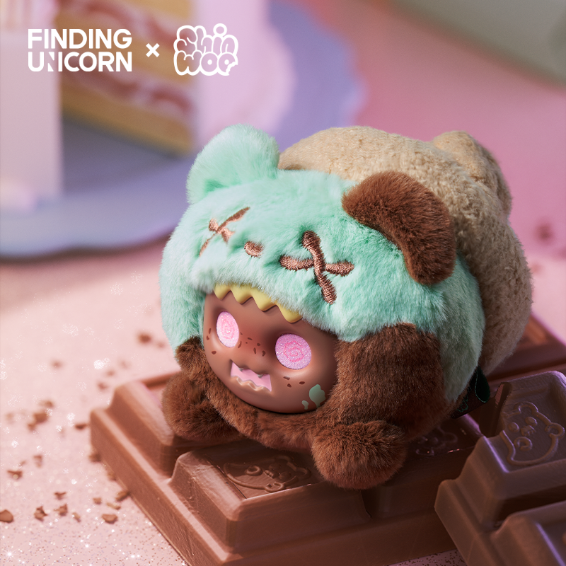 現品販売】FINDING UNICORN x Shinwoo 「忘却デザート屋」ぬいぐるみ