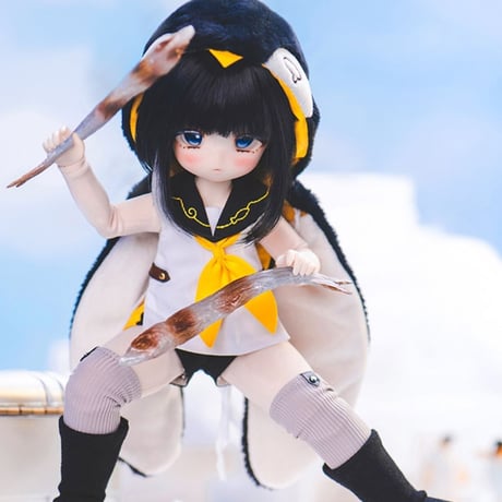 【予約販売：2024年9月中 お届け予定】※当店限定選び特典付き※TinyFox 輝き夢見るペンギン デビー1/6スケールMJDドール <新ボディ採用> 【フルセット】