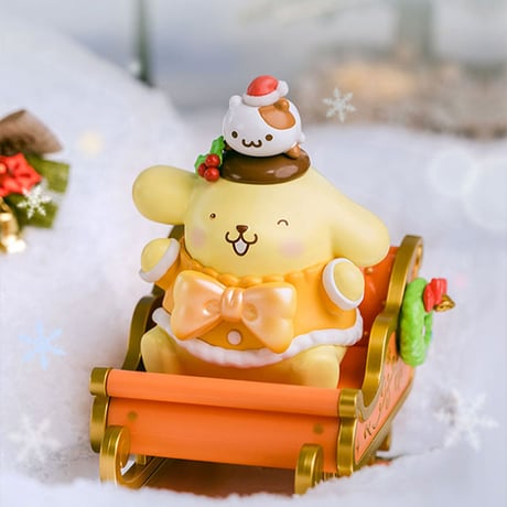 【予約販売：12月中旬～1月中旬 お届け予定】TOPTOY x サンリオ(SANRIO)「サンリオキャラクターズ：冬のそりチーム」シリーズ