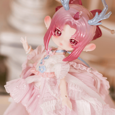 【現品販売】<期間限定特価>PENNY'S BOX WF限定特別仕様「ANTU(アンティーユ)：春神の花嫁、桃枝」BJD単品ドール フルセット 【アクションフィギュア】