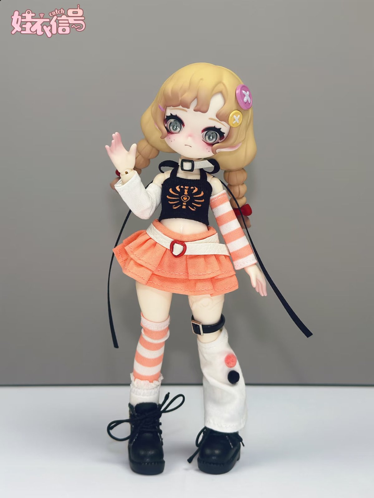ちよこ様オーダー品ミニチュアドール服 予約販売｜5月下旬 お届け予定】次元界TOY x ドール服キャッチ「Stage