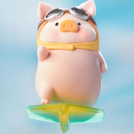【予約販売：6月下旬～7月中旬  お届け予定】52TOYS TOYZEROPLUS × CICI’S STORY 子豚LULU 「Travel：一緒に旅行」シリーズ