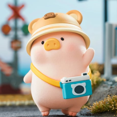 【予約販売：6月下旬～7月中旬  お届け予定】52TOYS TOYZEROPLUS × CICI’S STORY 子豚LULU 「Travel：一緒に旅行」シリーズ