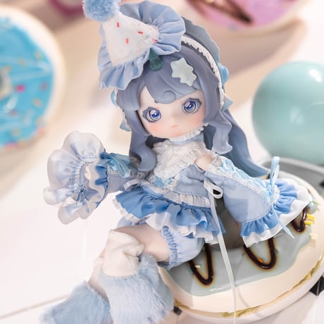 【現品販売】PENNY'S BOX「ペニーズワードローブ：ジャム｜ブルーベリー・いちご」小型ドール向け ドール用の服 6点セット【全2種類・選び可能】