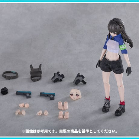 【現品販売】NEO EDEN TOYS「黒鉄レクイエム」MJDブランドドール 布製衣装アクションフィギュア シリーズ