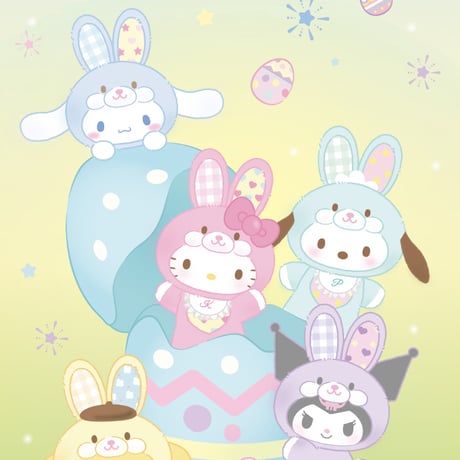 【現品販売】TOPTOY x サンリオ(SANRIO)「サンリオキャラクターズ：ウサギ精霊ベイビー」シリーズ
