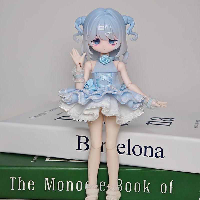 カオババリン 総絞り さらりと軽やかな紬 トールサイズ 予約販売｜12月頃 お届け予定】UNNA「霧ノ島の薔薇」小型ドール