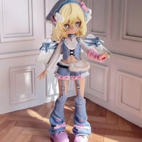 【現品販売】TENCYスタジオ「光と影：盾の翼」単品ドール＜フルセット＞