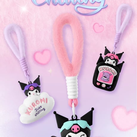 【現品販売】MarTUBE 「クロミ：Ｃhilling Time」 香りぬいぐるみストラップ シリーズ