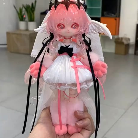 【現品販売】<数量限定>合玩文化「ルナに捧ぐ」単品ドール「水中月」(青)/「籠中鳥」(赤) 【フルセット】