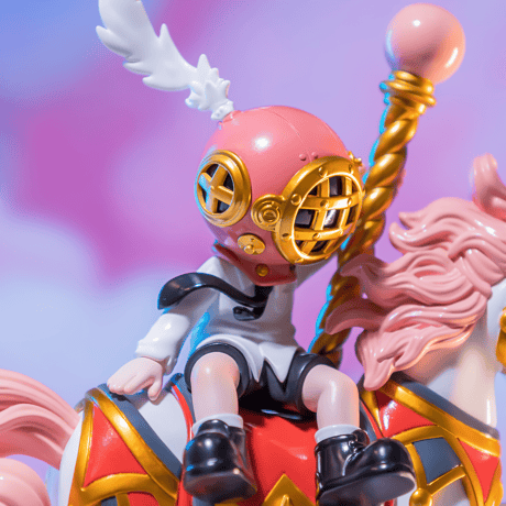 【現品販売】Sank Park-Merry-Go-Round-Pink「カルーセル：ピンク」【コレクションフィギュア】