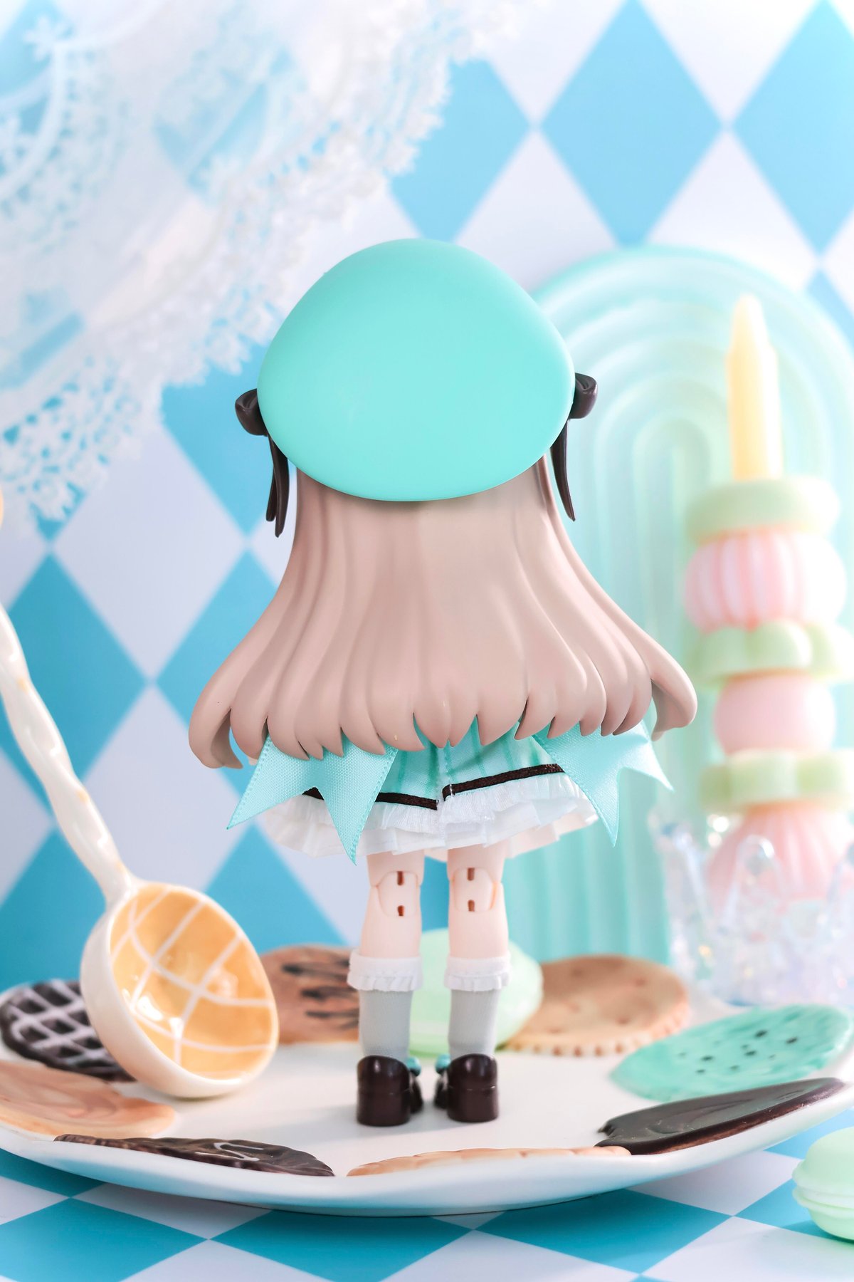 【超貴重・美品】キャンディキャンディ　ミニドール　ナース 現品販売】MOOWOOART「シュガー100％：アリス／リトルナース／ミント