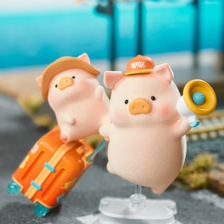 【予約販売：6月下旬～7月中旬  お届け予定】52TOYS TOYZEROPLUS × CICI’S STORY 子豚LULU 「Travel：一緒に旅行」シリーズ