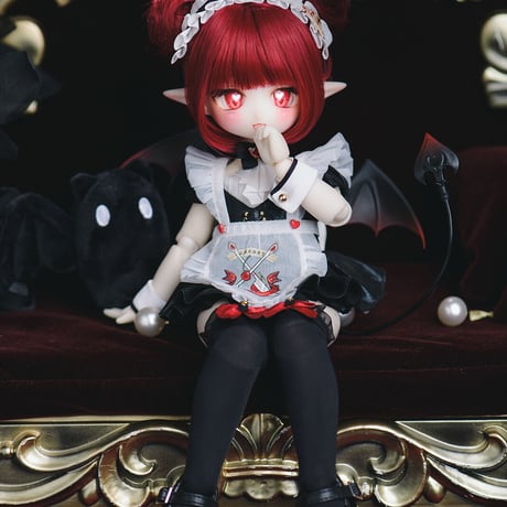 【予約販売：2024年9月中 お届け予定】※当店限定選び特典付き※TinyFox  桜ん坊小悪魔 チェリー 1/6スケールMJDドール  <新ボディ採用>【フルセット】