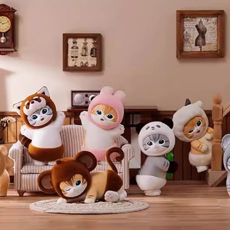 【現品販売】MINISO x mofusand (モフサンド)「「ふわふわパーティー」シリーズ