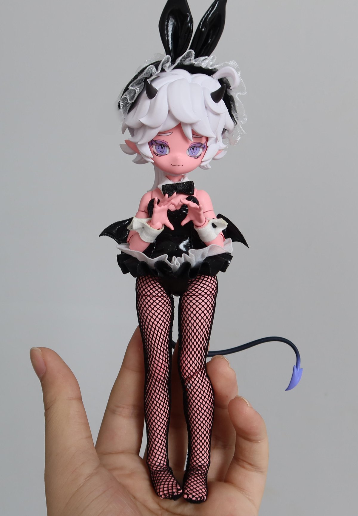 現品販売】CHUZTING「Cooze：悪魔角」小型ドール向け ドール用の服