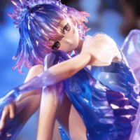 【予約販売：2025年12月 お届け予定】WEARTDOING Sleeping Beauty-Glass Slipper Fairies-Purple「水晶少女：紫の境界」【コレクションフィギュア】