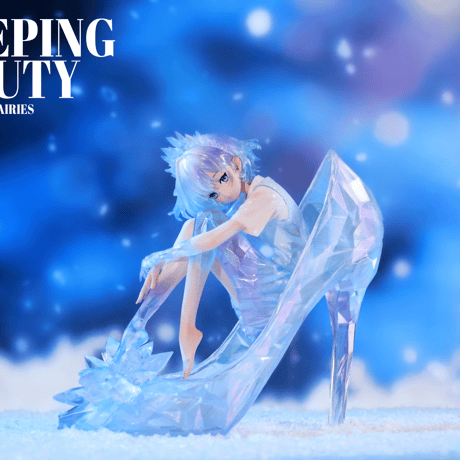 【予約販売：2025年12月 お届け予定】WEARTDOING Sleeping Beauty-Glass Slipper Fairies-White「水晶少女：氷の夢」【コレクションフィギュア】