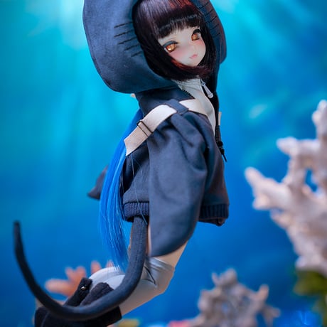 【予約販売：2024年11月以後 お届け予定】＜当店限定特典付け＞TinyFox オニイトマキエイ 毒香 1/6スケールMJDドール <新ボディ採用>【フルセット】