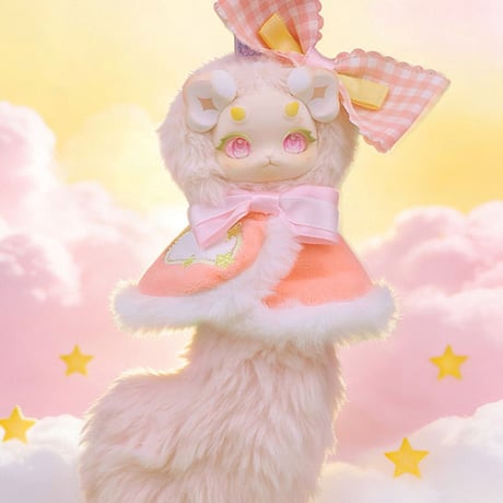 【現品販売】ODI STUDIO x Tutulong(トトリュ)  「ニャニャリュ：星願キャッチャー」ぬいぐるみチャーム シリーズ