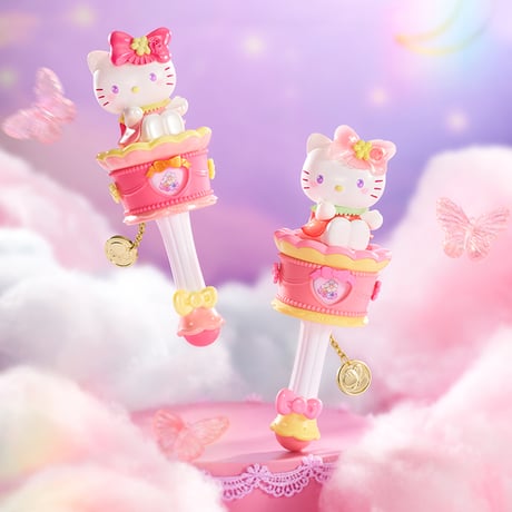【予約販売：11月中 お届け予定】AULEDY x サンリオ 「サンリオキャラクターズー：ラッキークルクル魔法ステッキ」シリーズ