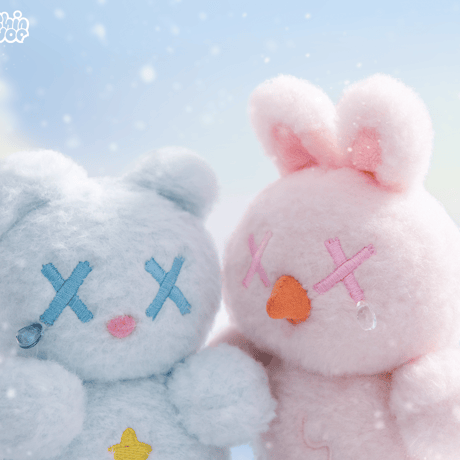 【現品販売】FINDING UNICORN x Shinwoo 「The Cold Hug: 冬の温もり」 ぬいぐるみキーホルダーシリーズ