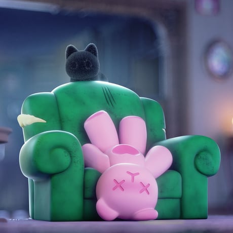 【現品販売】ShinwooｘFINDING UNICORN(F.UN)「GHOST BEAR HOUSE：かくれんぼ」シリーズ