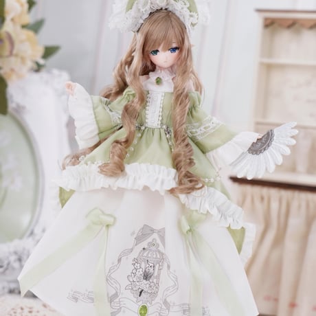 【予約販売｜5~6月頃 お届け予定】COME4FREE 「MINTY：霧羽の詩」 植毛タイプ BJDブランドドールシリーズ