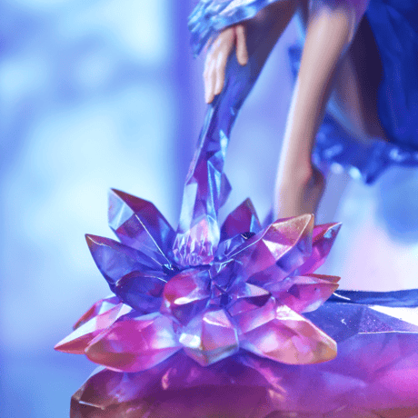 【予約販売：2025年12月 お届け予定】WEARTDOING Sleeping Beauty-Glass Slipper Fairies-Purple「水晶少女：紫の境界」【コレクションフィギュア】