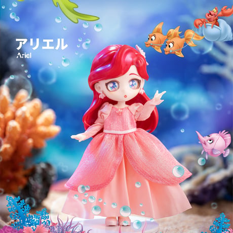 【予約販売：3月中旬～4月中旬 お届け予定】MORSTORM ディズニープリンセス 1/12スケール BJD球体関節ドール シリーズ【全6種類・選び可能】