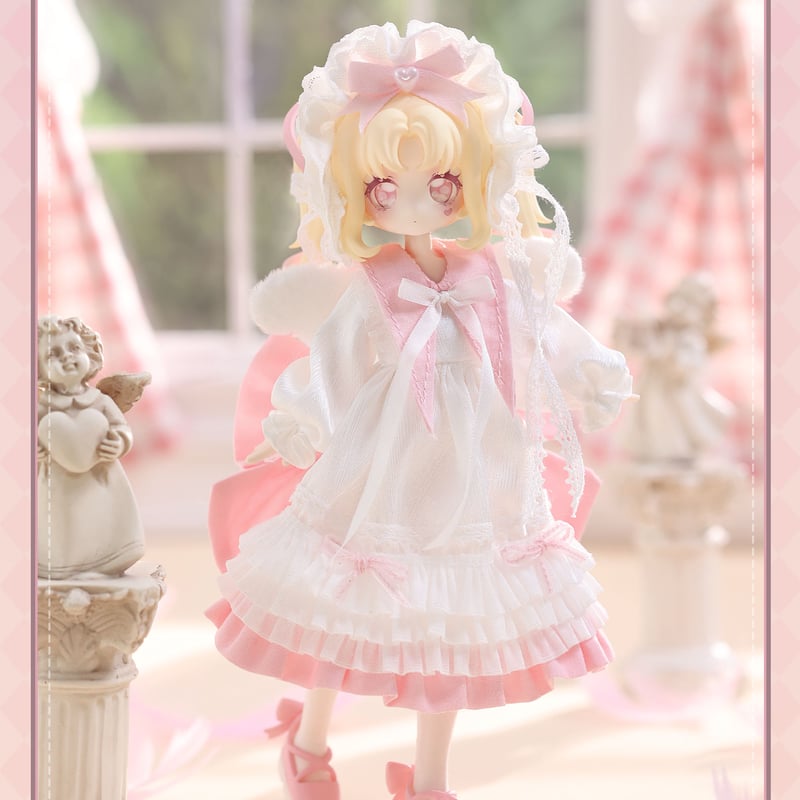 Meki 造物の心　造物之心ブラインドドール　愛珀　ピンク アンバーBJD ②Meki 造物の心 造物之心 アンバー 色違い 愛珀 ドール ブラインド