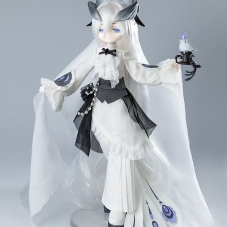 【予約販売：2026年8月頃 お届け予定】<公式限定初回予約特典付き>「眠光Mofu」男の子 植毛タイプ 特1/6スケール BJDブラインドドールシリーズ
